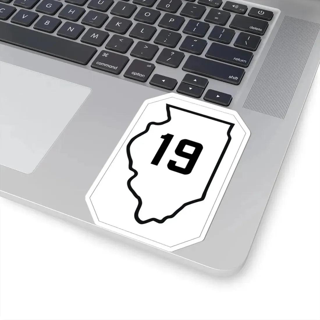Illinois 19 1926 (Illinois) (Road Sign) STICKER Vinyl Kiss-Cut Decal - The Sticker Space
