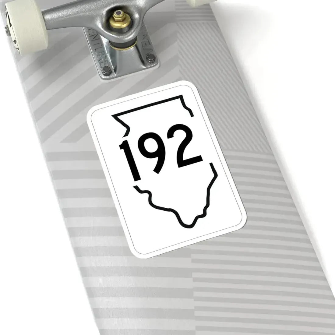 Illinois 192 1950 (Illinois) (Road Sign) STICKER Vinyl Kiss-Cut Decal - The Sticker Space