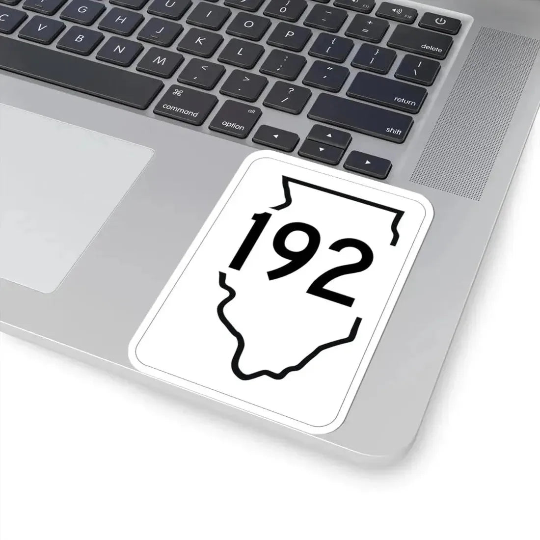 Illinois 192 1950 (Illinois) (Road Sign) STICKER Vinyl Kiss-Cut Decal - The Sticker Space
