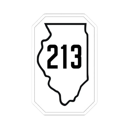 Illinois 213 1926 (Illinois) (Road Sign) STICKER Vinyl Kiss-Cut Decal - The Sticker Space