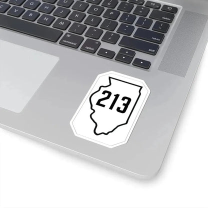 Illinois 213 1926 (Illinois) (Road Sign) STICKER Vinyl Kiss-Cut Decal - The Sticker Space