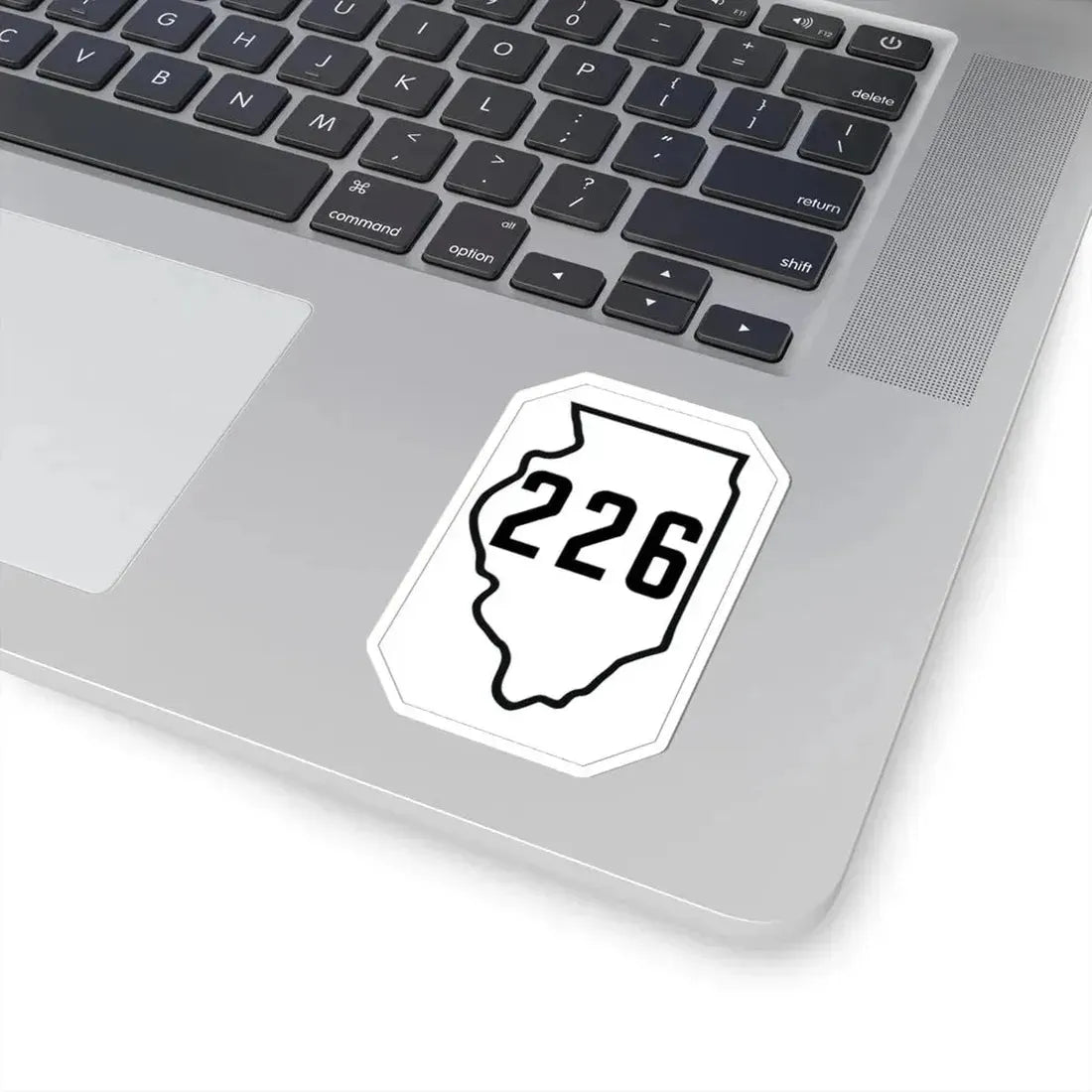 Illinois 226 1926 (Illinois) (Road Sign) STICKER Vinyl Kiss-Cut Decal - The Sticker Space