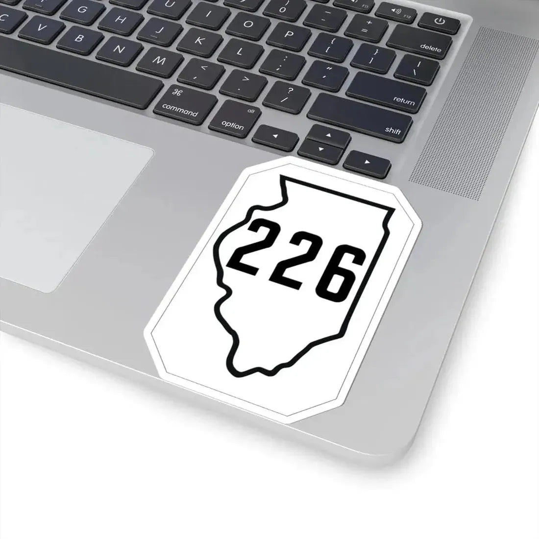 Illinois 226 1926 (Illinois) (Road Sign) STICKER Vinyl Kiss-Cut Decal - The Sticker Space