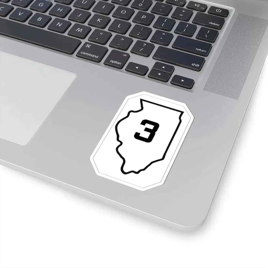 Illinois 3 1926 (Illinois) (Road Sign) STICKER Vinyl Kiss-Cut Decal - The Sticker Space