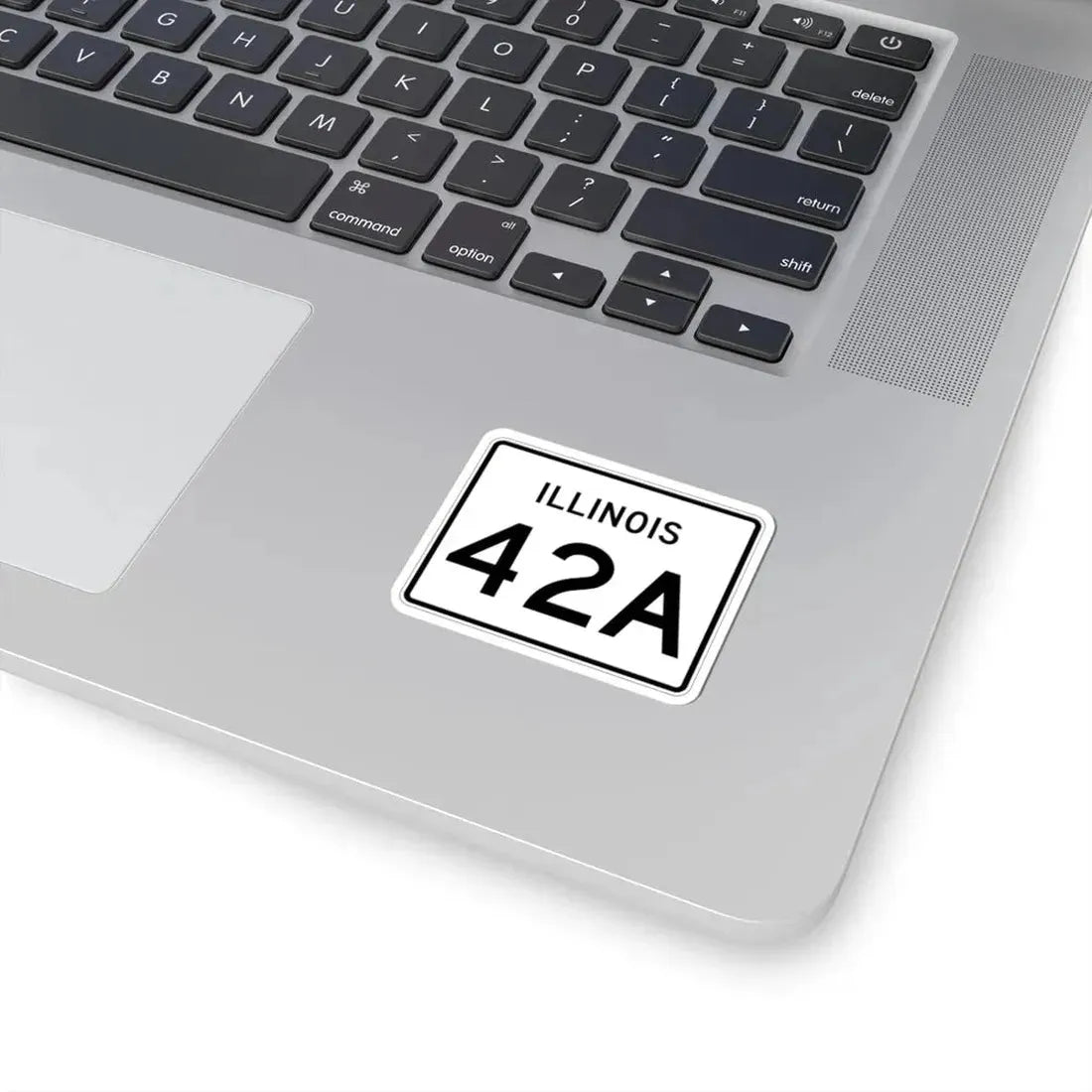 Illinois 42A (Illinois) (Road Sign) STICKER Vinyl Kiss-Cut Decal - The Sticker Space