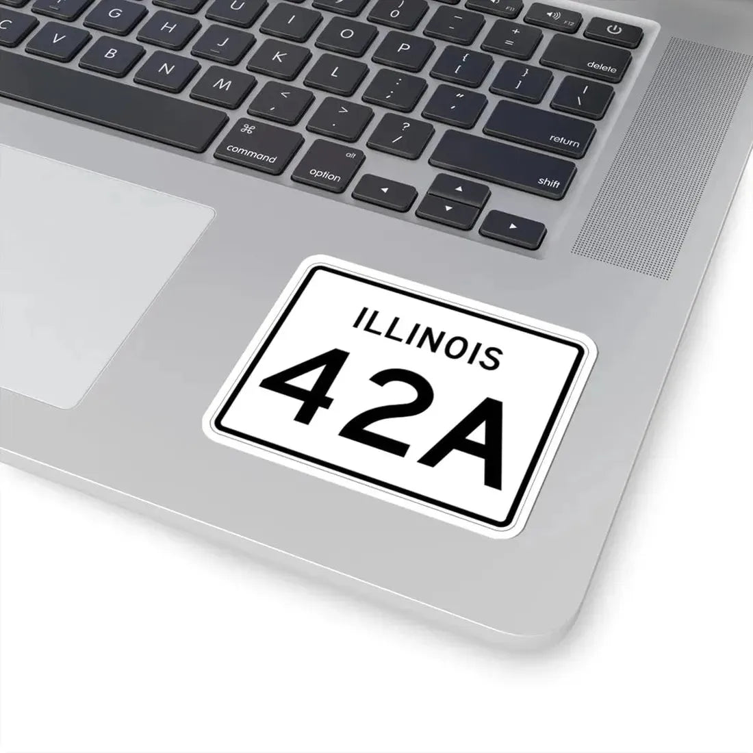 Illinois 42A (Illinois) (Road Sign) STICKER Vinyl Kiss-Cut Decal - The Sticker Space
