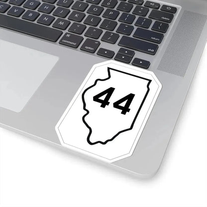 Illinois 44 1926 (Illinois) (Road Sign) STICKER Vinyl Kiss-Cut Decal - The Sticker Space