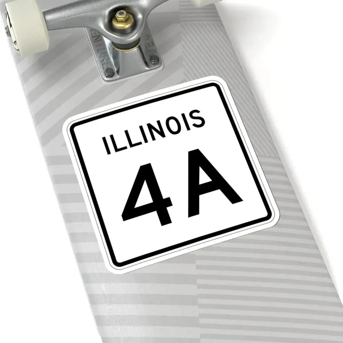 Illinois 4A (Illinois) (Road Sign) STICKER Vinyl Kiss-Cut Decal - The Sticker Space
