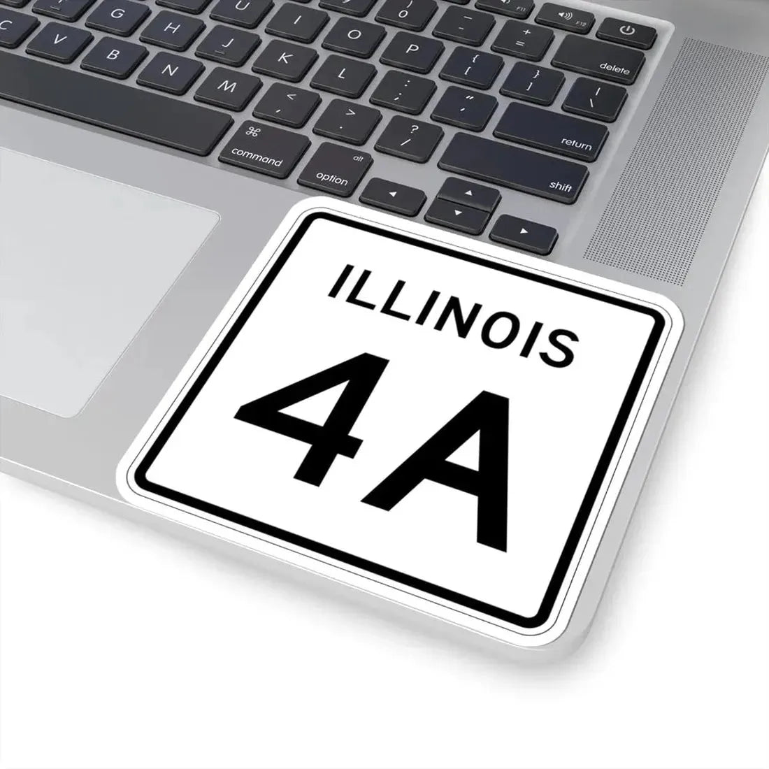 Illinois 4A (Illinois) (Road Sign) STICKER Vinyl Kiss-Cut Decal - The Sticker Space