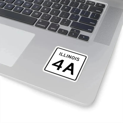 Illinois 4A (Illinois) (Road Sign) STICKER Vinyl Kiss-Cut Decal - The Sticker Space