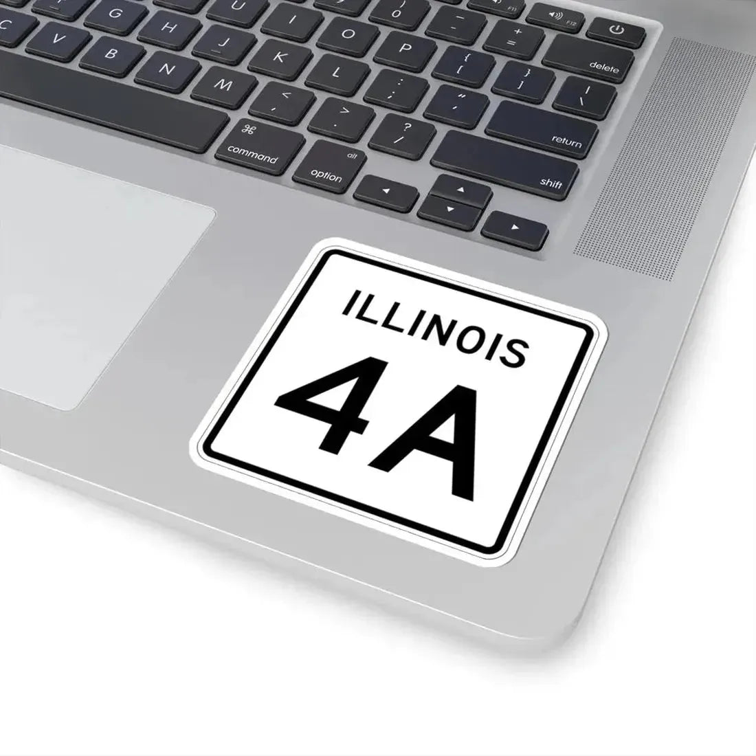 Illinois 4A (Illinois) (Road Sign) STICKER Vinyl Kiss-Cut Decal - The Sticker Space
