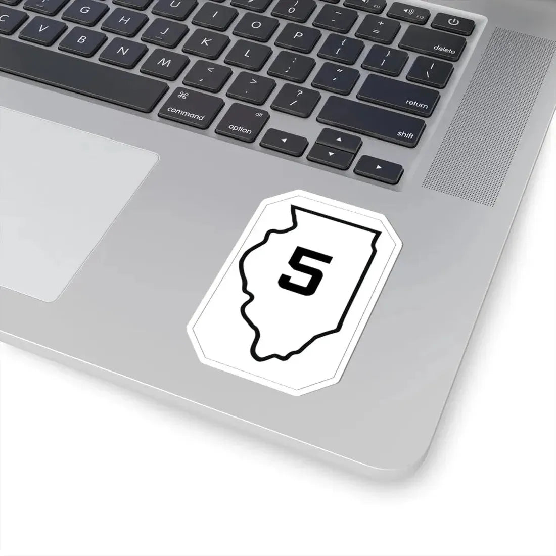 Illinois 5 1926 (Illinois) (Road Sign) STICKER Vinyl Kiss-Cut Decal - The Sticker Space