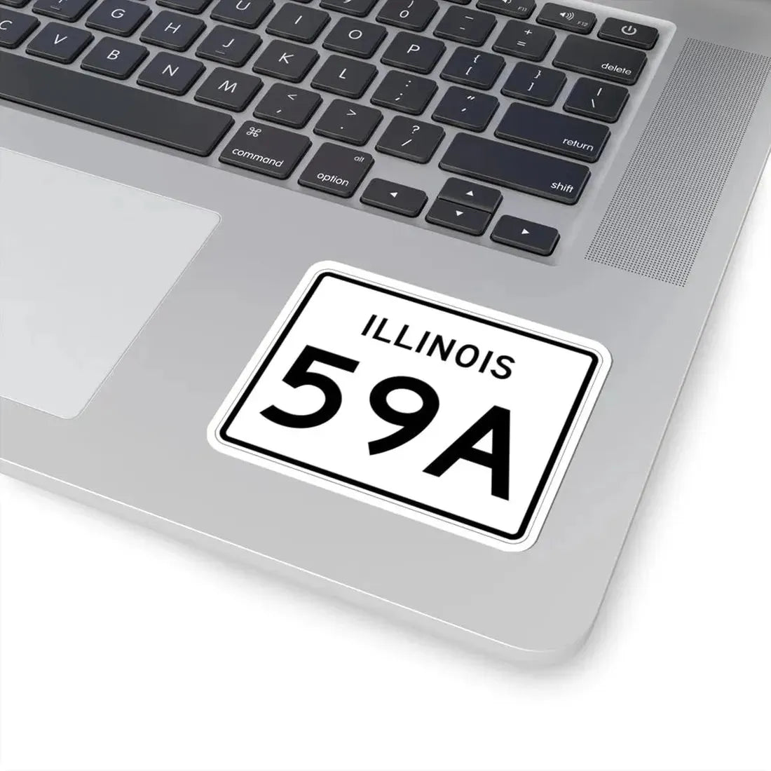 Illinois 59A (Illinois) (Road Sign) STICKER Vinyl Kiss-Cut Decal - The Sticker Space