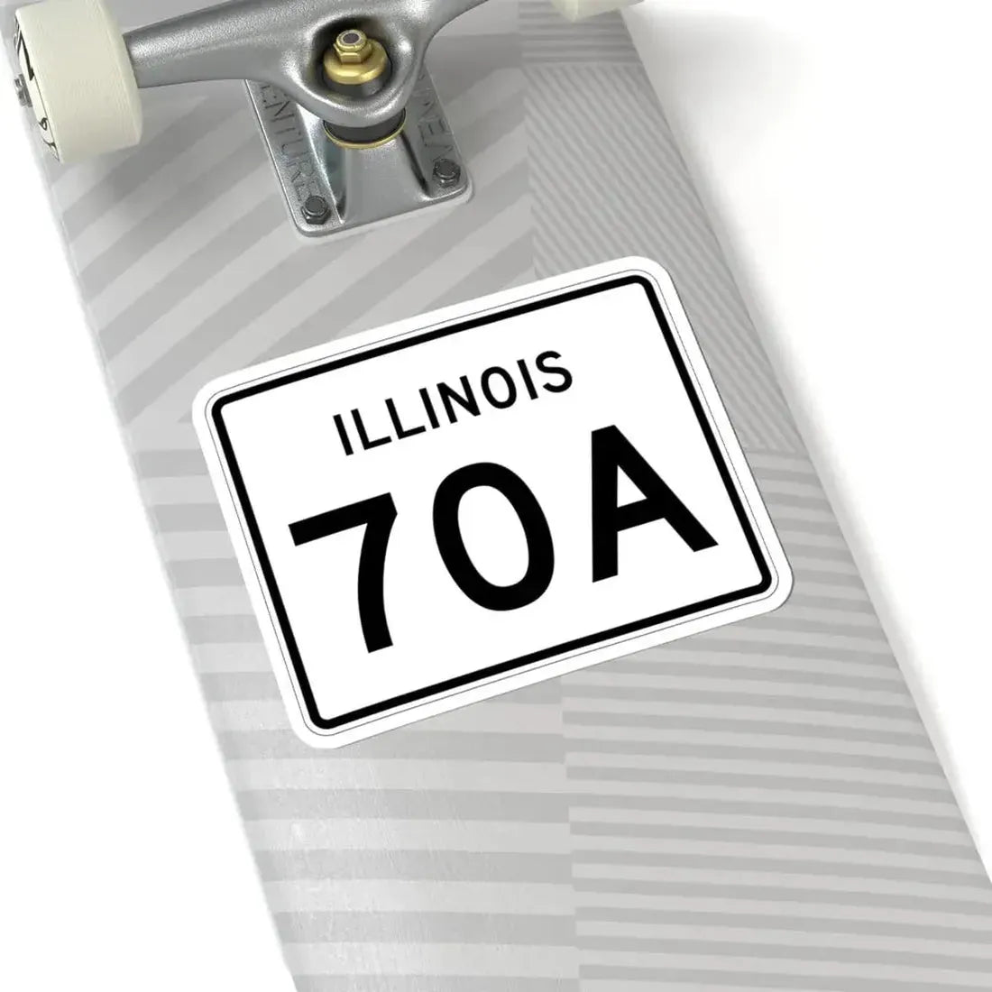 Illinois 70A (Illinois) (Road Sign) STICKER Vinyl Kiss-Cut Decal - The Sticker Space