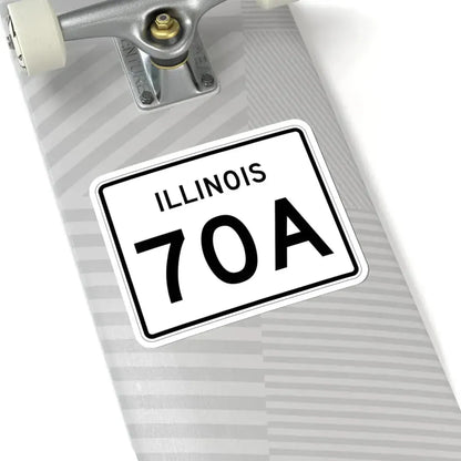 Illinois 70A (Illinois) (Road Sign) STICKER Vinyl Kiss-Cut Decal - The Sticker Space