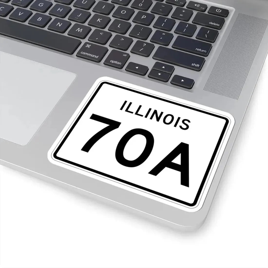 Illinois 70A (Illinois) (Road Sign) STICKER Vinyl Kiss-Cut Decal - The Sticker Space