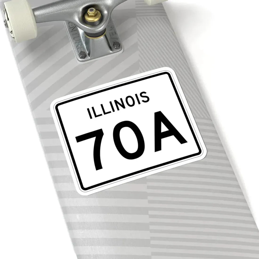 Illinois 70A (Illinois) (Road Sign) STICKER Vinyl Kiss-Cut Decal - The Sticker Space