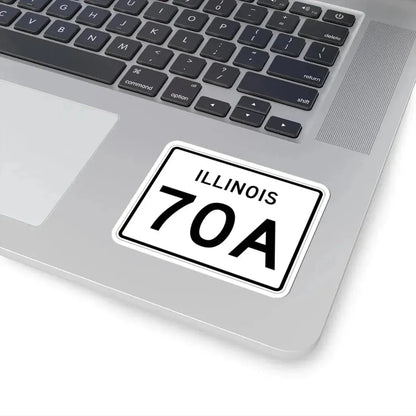 Illinois 70A (Illinois) (Road Sign) STICKER Vinyl Kiss-Cut Decal - The Sticker Space