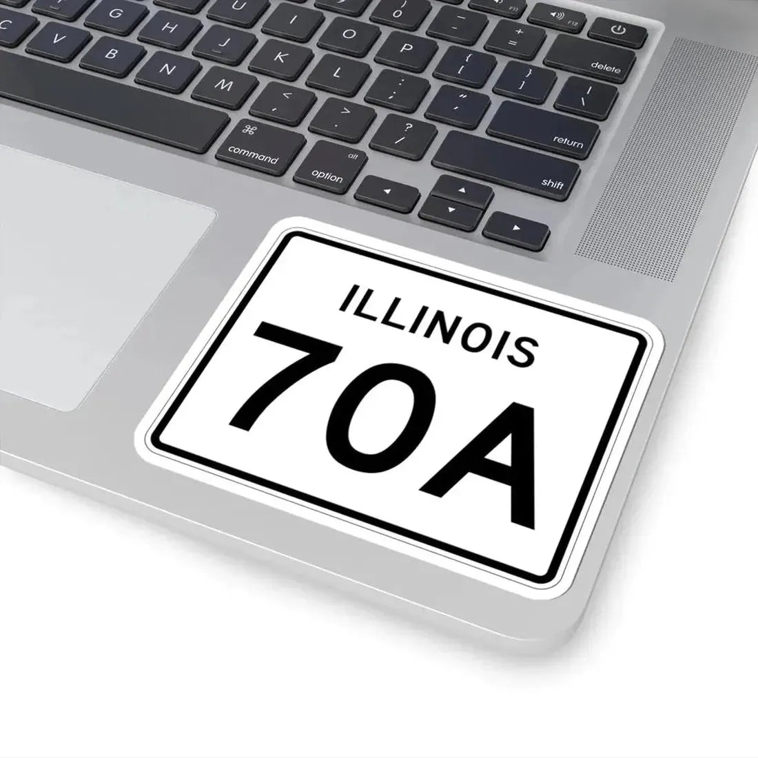 Illinois 70A (Illinois) (Road Sign) STICKER Vinyl Kiss-Cut Decal - The Sticker Space