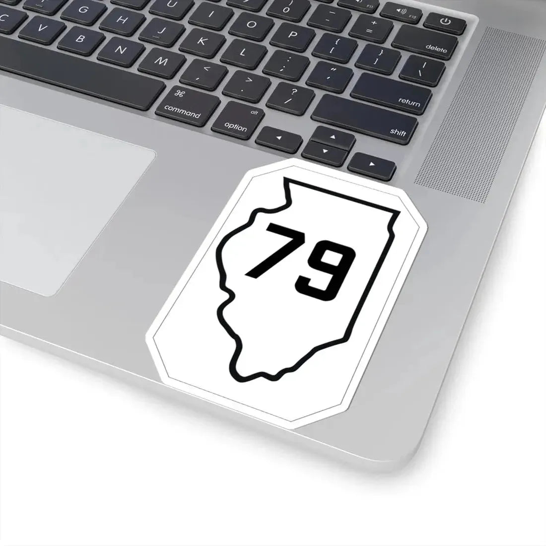 Illinois 79 1926 (Illinois) (Road Sign) STICKER Vinyl Kiss-Cut Decal - The Sticker Space