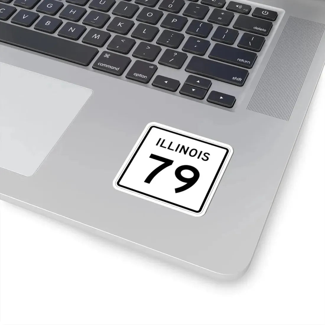Illinois 79 (Illinois) (Road Sign) STICKER Vinyl Kiss-Cut Decal - The Sticker Space