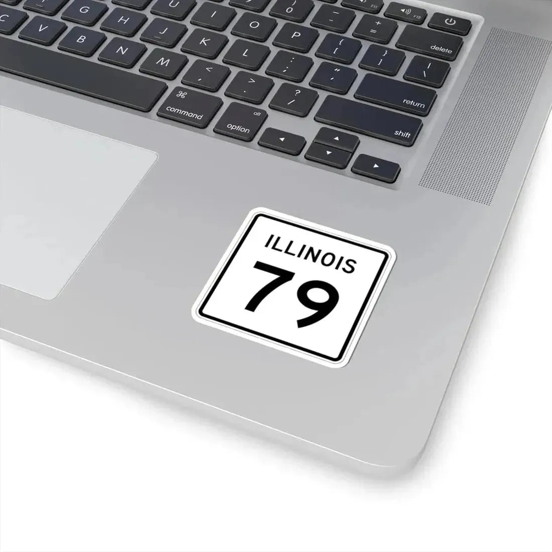 Illinois 79 (Illinois) (Road Sign) STICKER Vinyl Kiss-Cut Decal - The Sticker Space