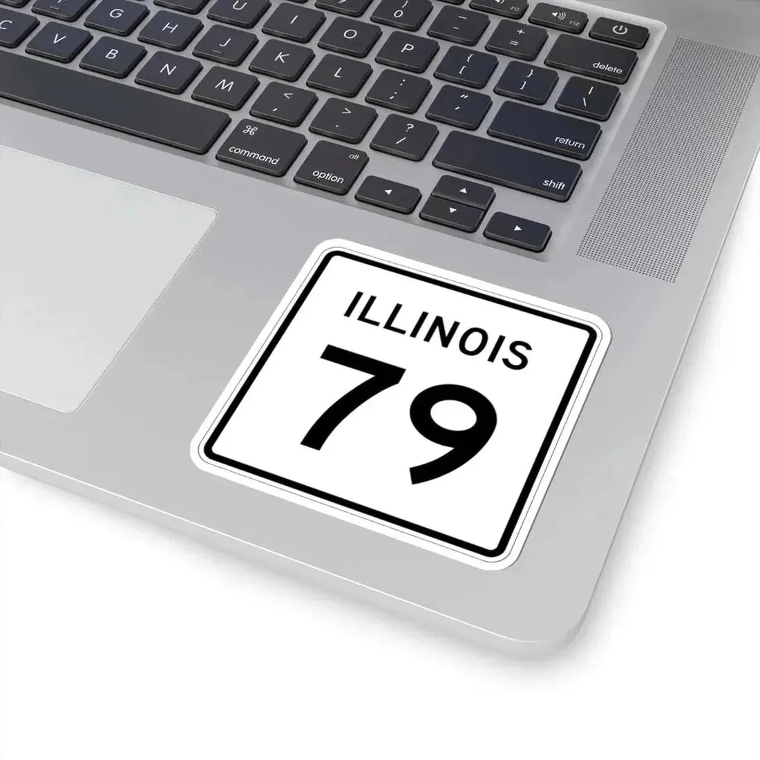 Illinois 79 (Illinois) (Road Sign) STICKER Vinyl Kiss-Cut Decal - The Sticker Space