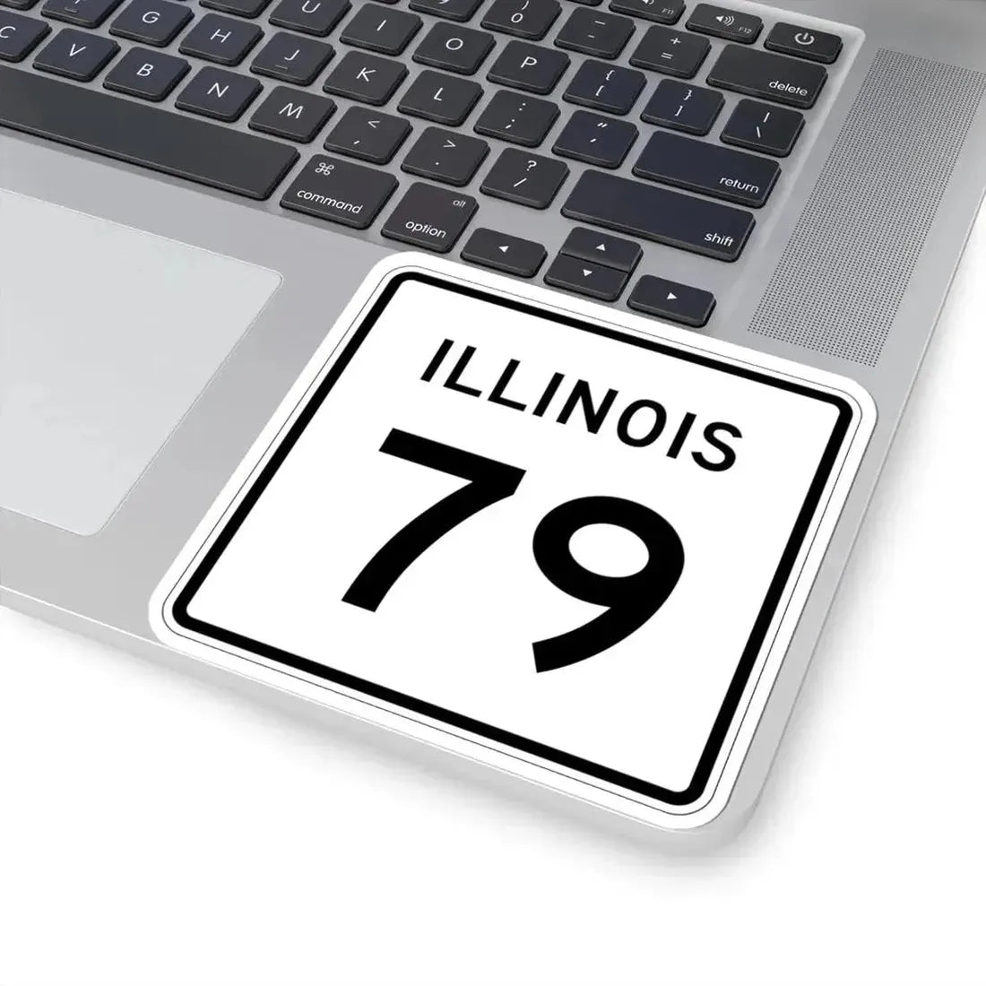 Illinois 79 (Illinois) (Road Sign) STICKER Vinyl Kiss-Cut Decal - The Sticker Space