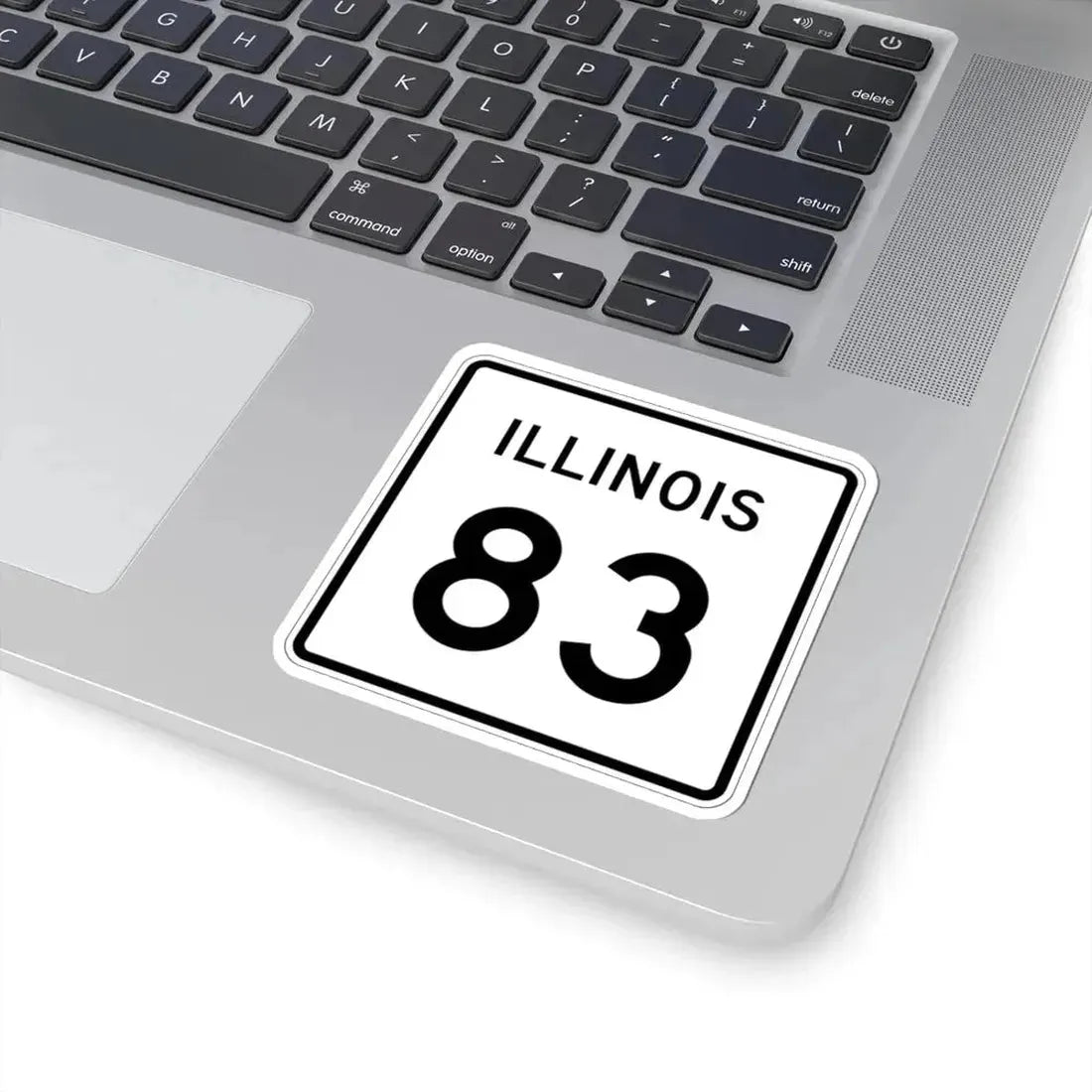 Illinois 83 (Illinois) (Road Sign) STICKER Vinyl Kiss-Cut Decal - The Sticker Space