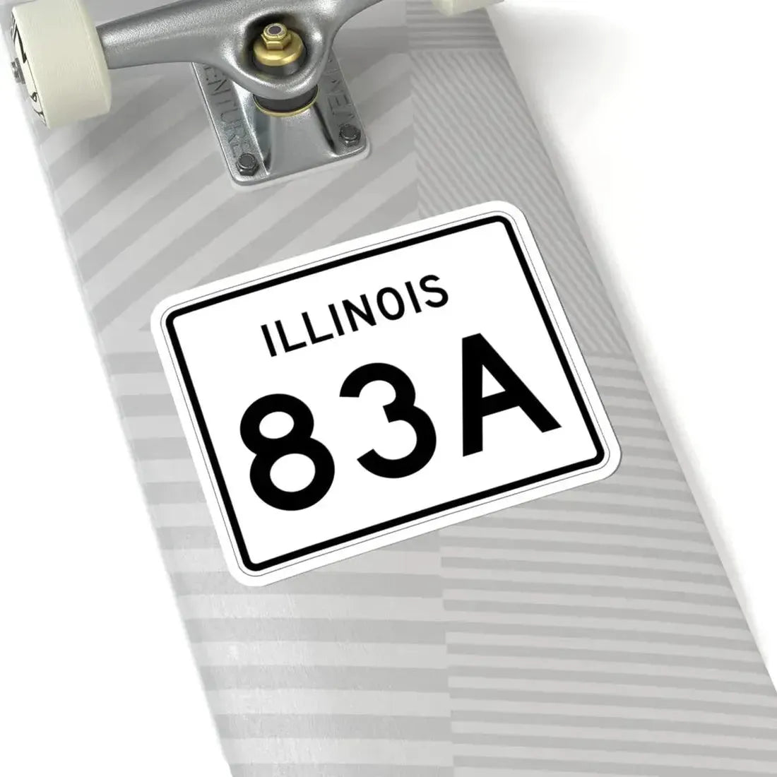 Illinois 83A (Illinois) (Road Sign) STICKER Vinyl Kiss-Cut Decal - The Sticker Space