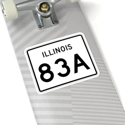 Illinois 83A (Illinois) (Road Sign) STICKER Vinyl Kiss-Cut Decal - The Sticker Space