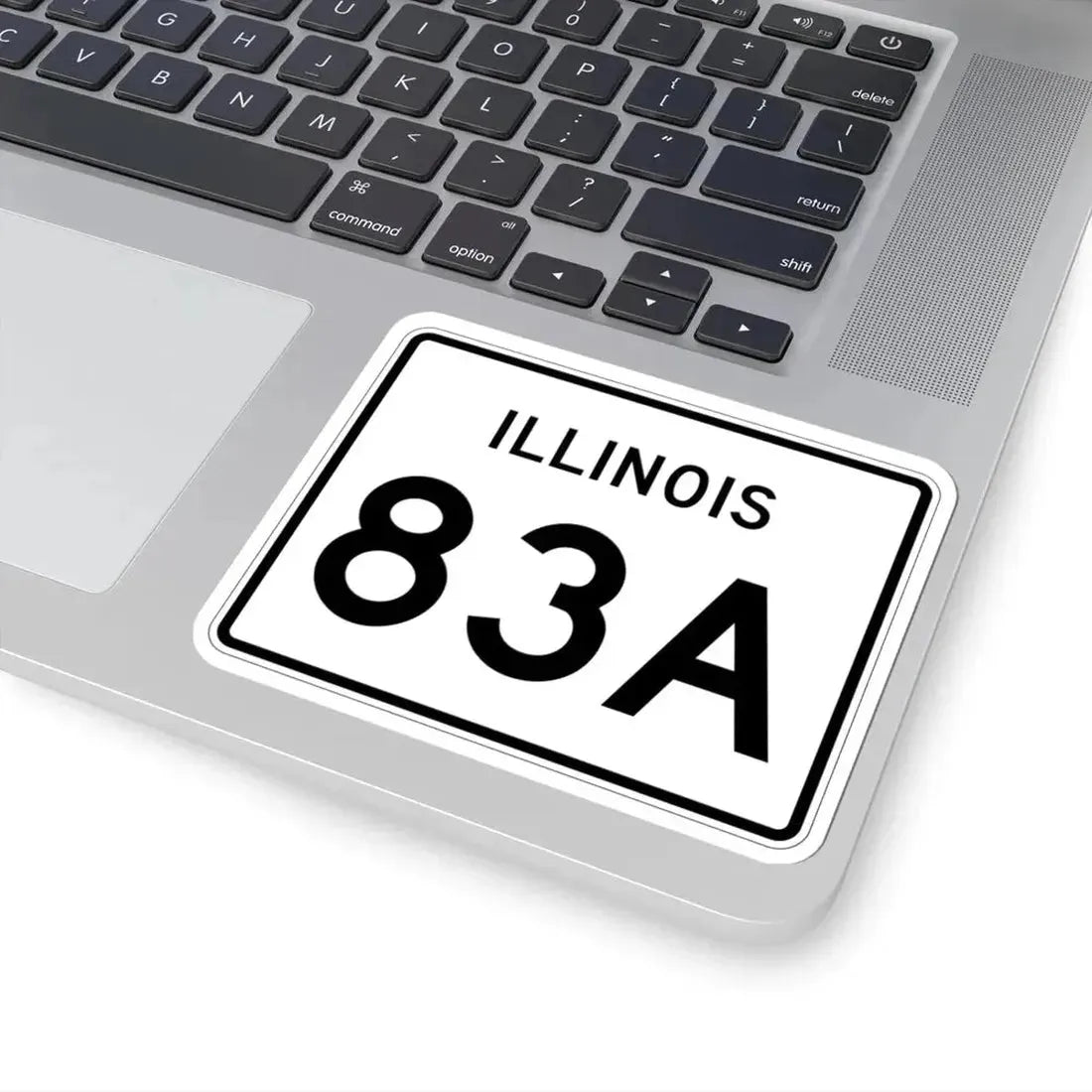 Illinois 83A (Illinois) (Road Sign) STICKER Vinyl Kiss-Cut Decal - The Sticker Space