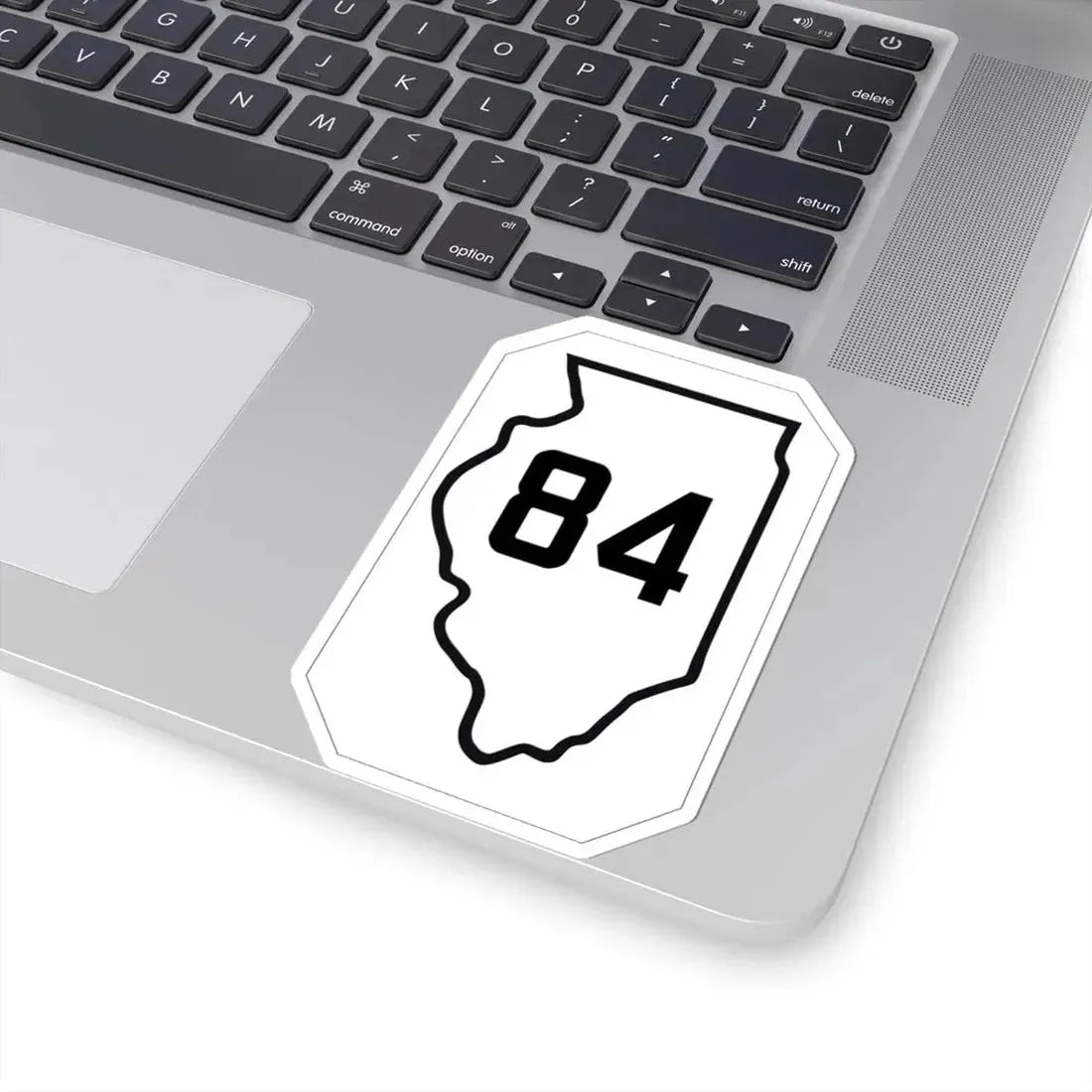 Illinois 84 1926 (Illinois) (Road Sign) STICKER Vinyl Kiss-Cut Decal - The Sticker Space