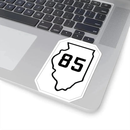 Illinois 85 1926 (Illinois) (Road Sign) STICKER Vinyl Kiss-Cut Decal - The Sticker Space