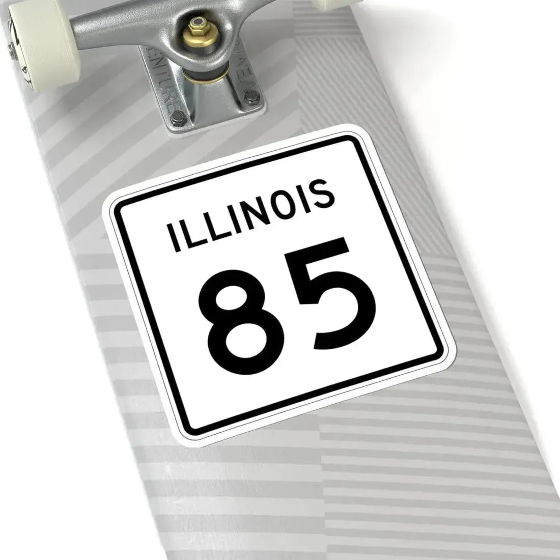 Illinois 85 (Illinois) (Road Sign) STICKER Vinyl Kiss-Cut Decal - The Sticker Space