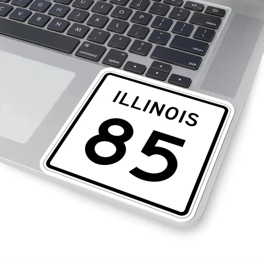 Illinois 85 (Illinois) (Road Sign) STICKER Vinyl Kiss-Cut Decal - The Sticker Space