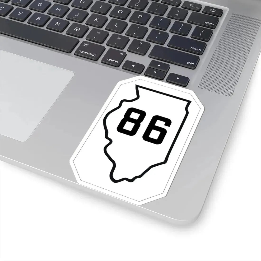 Illinois 86 1926 (Illinois) (Road Sign) STICKER Vinyl Kiss-Cut Decal - The Sticker Space