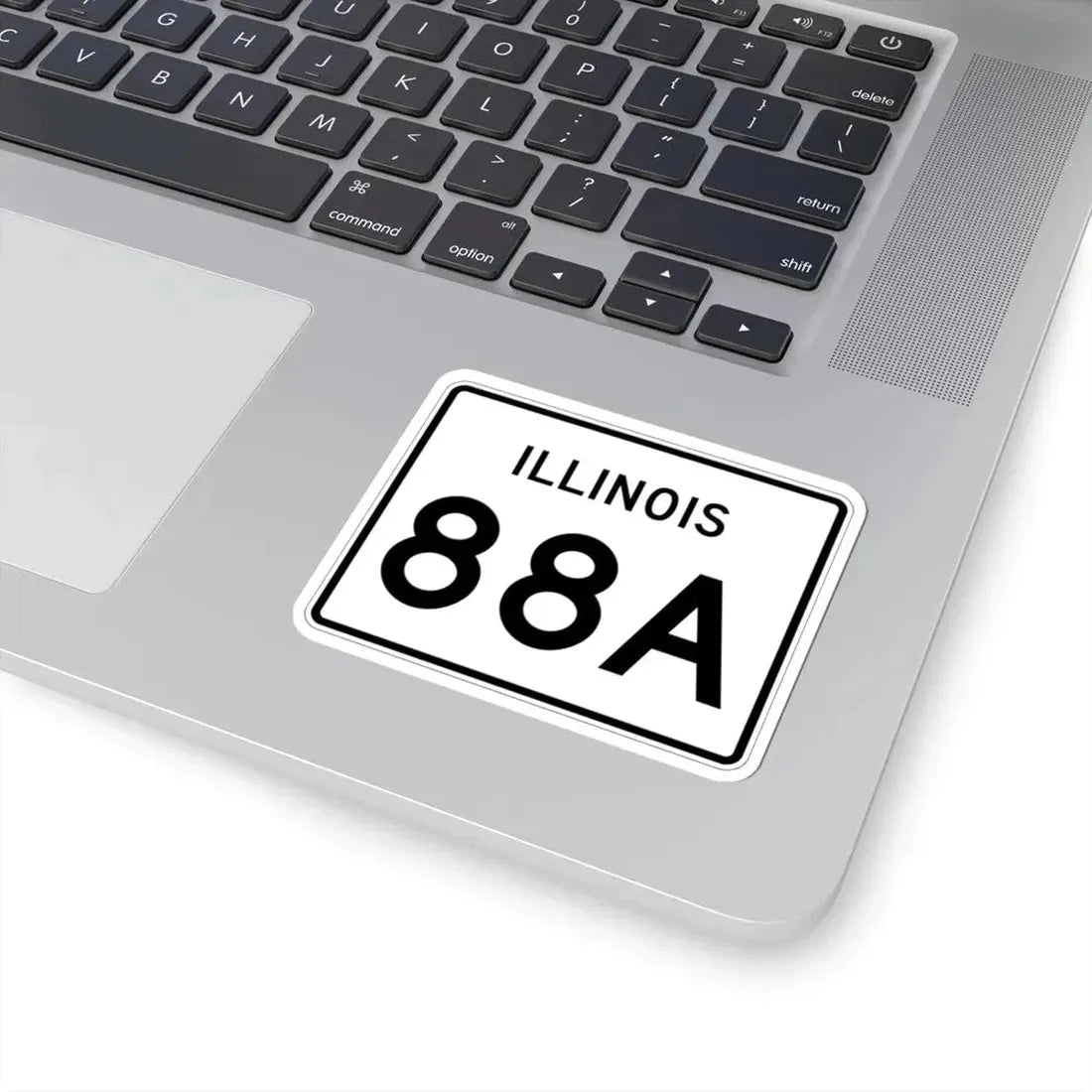 Illinois 88A (Illinois) (Road Sign) STICKER Vinyl Kiss-Cut Decal - The Sticker Space