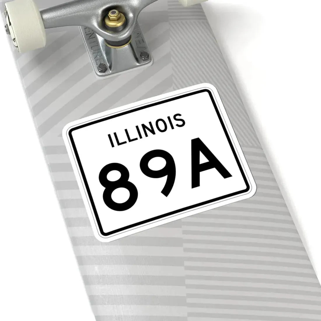 Illinois 89A (Illinois) (Road Sign) STICKER Vinyl Kiss-Cut Decal - The Sticker Space