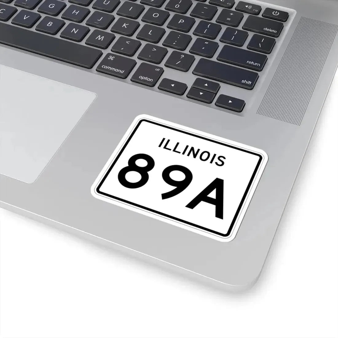 Illinois 89A (Illinois) (Road Sign) STICKER Vinyl Kiss-Cut Decal - The Sticker Space