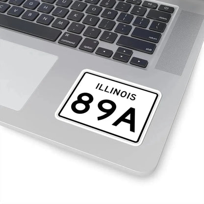 Illinois 89A (Illinois) (Road Sign) STICKER Vinyl Kiss-Cut Decal - The Sticker Space