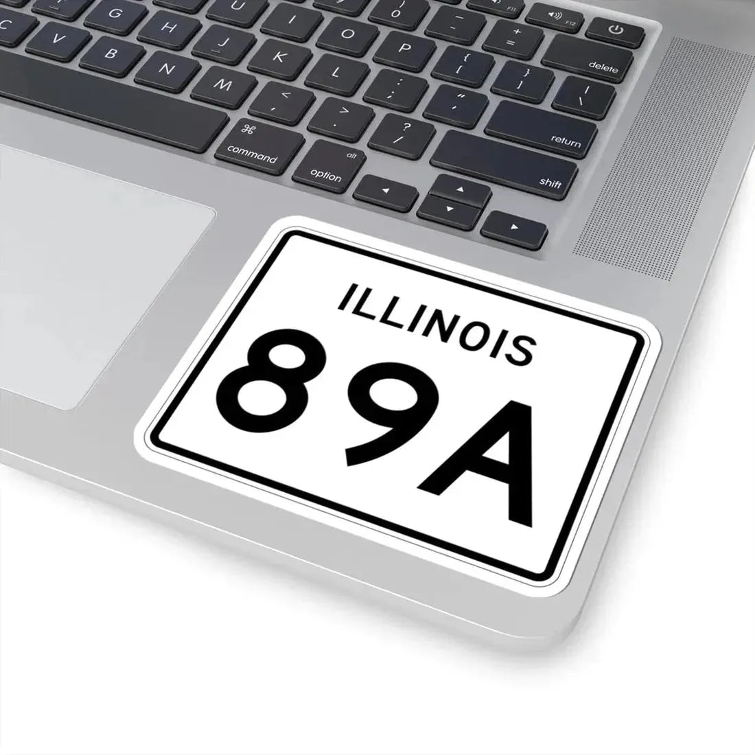 Illinois 89A (Illinois) (Road Sign) STICKER Vinyl Kiss-Cut Decal - The Sticker Space