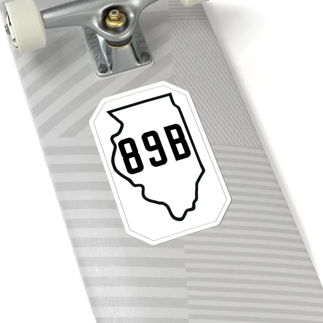 Illinois 89B 1926 (Illinois) (Road Sign) STICKER Vinyl Kiss-Cut Decal - The Sticker Space