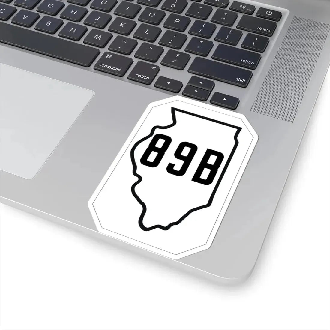 Illinois 89B 1926 (Illinois) (Road Sign) STICKER Vinyl Kiss-Cut Decal - The Sticker Space