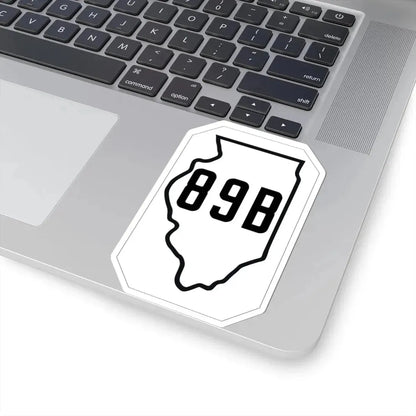 Illinois 89B 1926 (Illinois) (Road Sign) STICKER Vinyl Kiss-Cut Decal - The Sticker Space