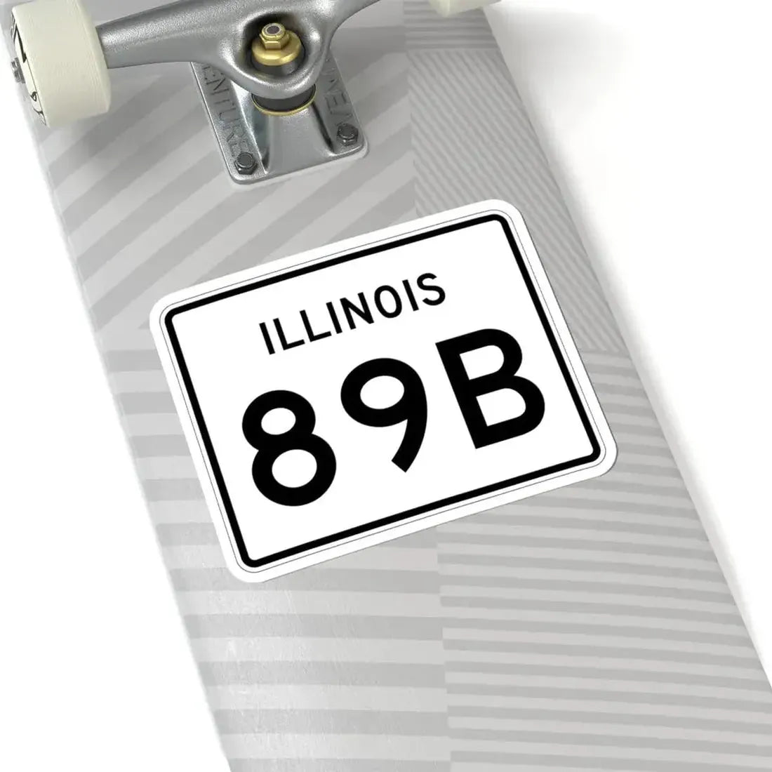 Illinois 89B (Illinois) (Road Sign) STICKER Vinyl Kiss-Cut Decal - The Sticker Space