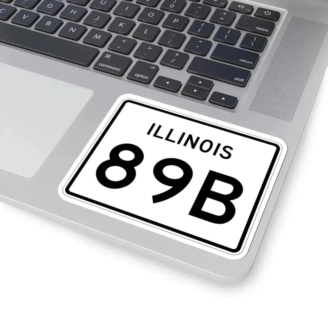 Illinois 89B (Illinois) (Road Sign) STICKER Vinyl Kiss-Cut Decal - The Sticker Space