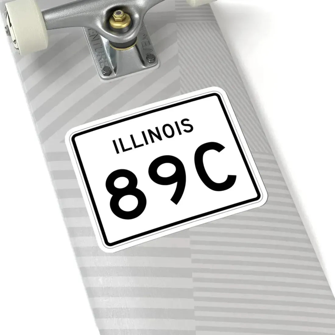 Illinois 89C (Illinois) (Road Sign) STICKER Vinyl Kiss-Cut Decal - The Sticker Space