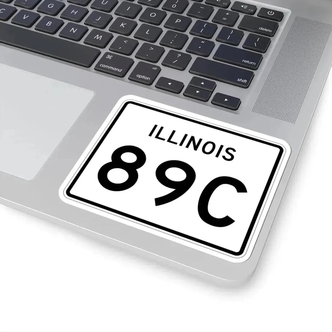 Illinois 89C (Illinois) (Road Sign) STICKER Vinyl Kiss-Cut Decal - The Sticker Space