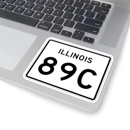 Illinois 89C (Illinois) (Road Sign) STICKER Vinyl Kiss-Cut Decal - The Sticker Space